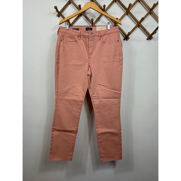 NYDJ Alina High Waist Raw Hem Skinny Jeans in Soulmate Size 10 - Picture 2 of 9